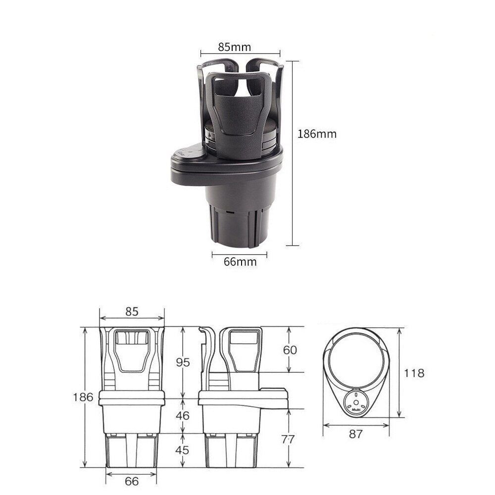 Humbleme™ Carcup Holder extender